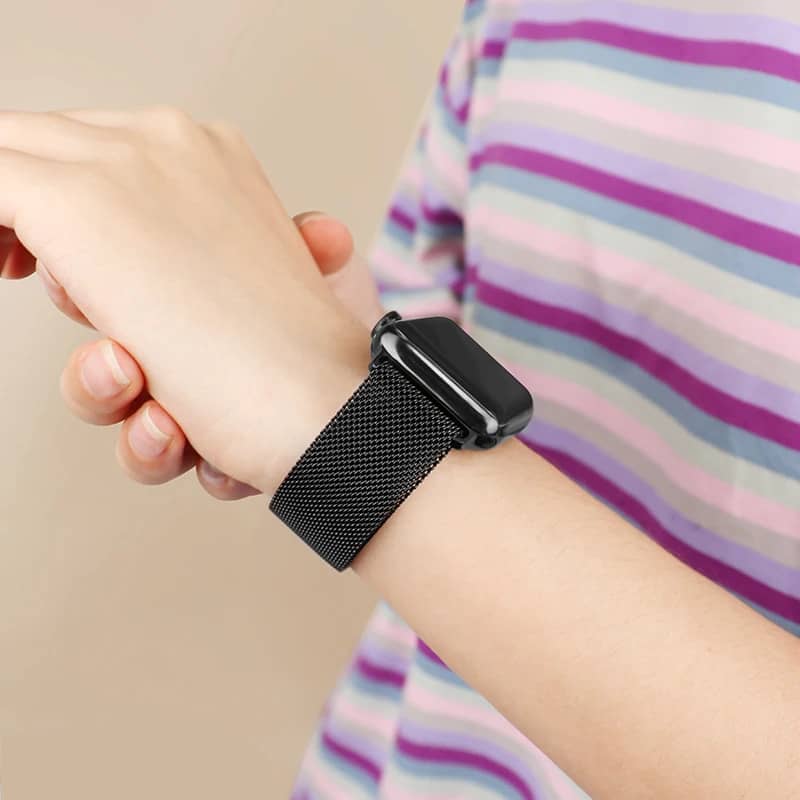 Bracelet Apple Watch Milanais porté