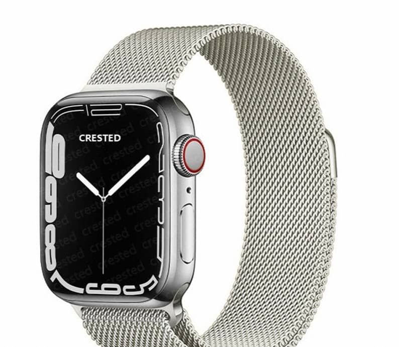 Bracelet Apple Watch Milanais argent