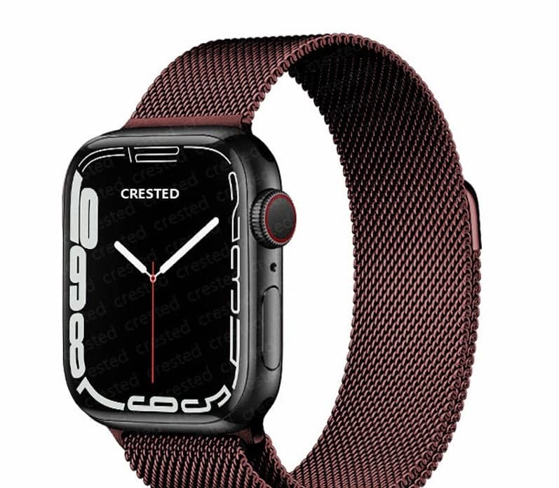 Bracelet Apple Watch Milanais marron