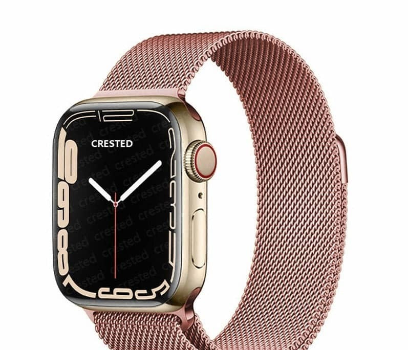 Bracelet Apple Watch Milanais or rose