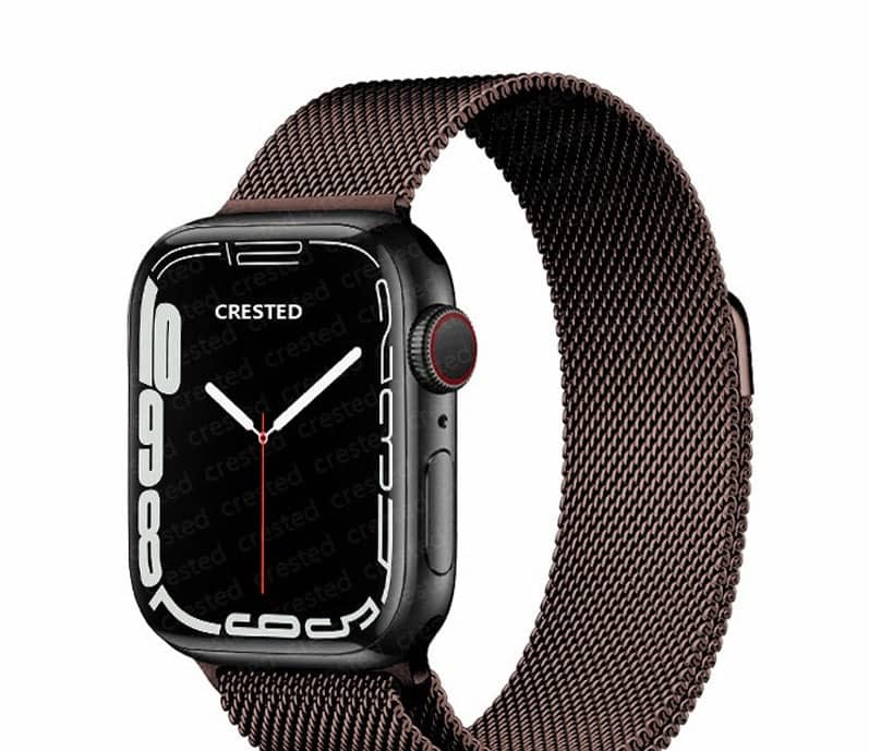 Bracelet Apple Watch Milanais taupe