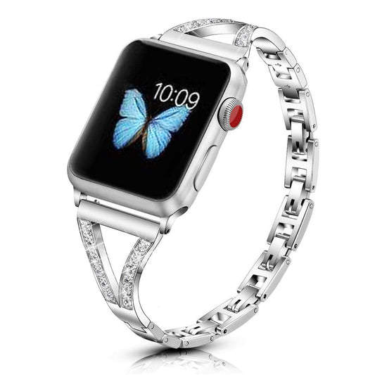 Bracelets Apple Watch 38 40 41 42 44 45 49 mm compatible serie 1 2 3 4 5 6 7 8 se et Ultra Bracelet diamanté eWatch Straps
