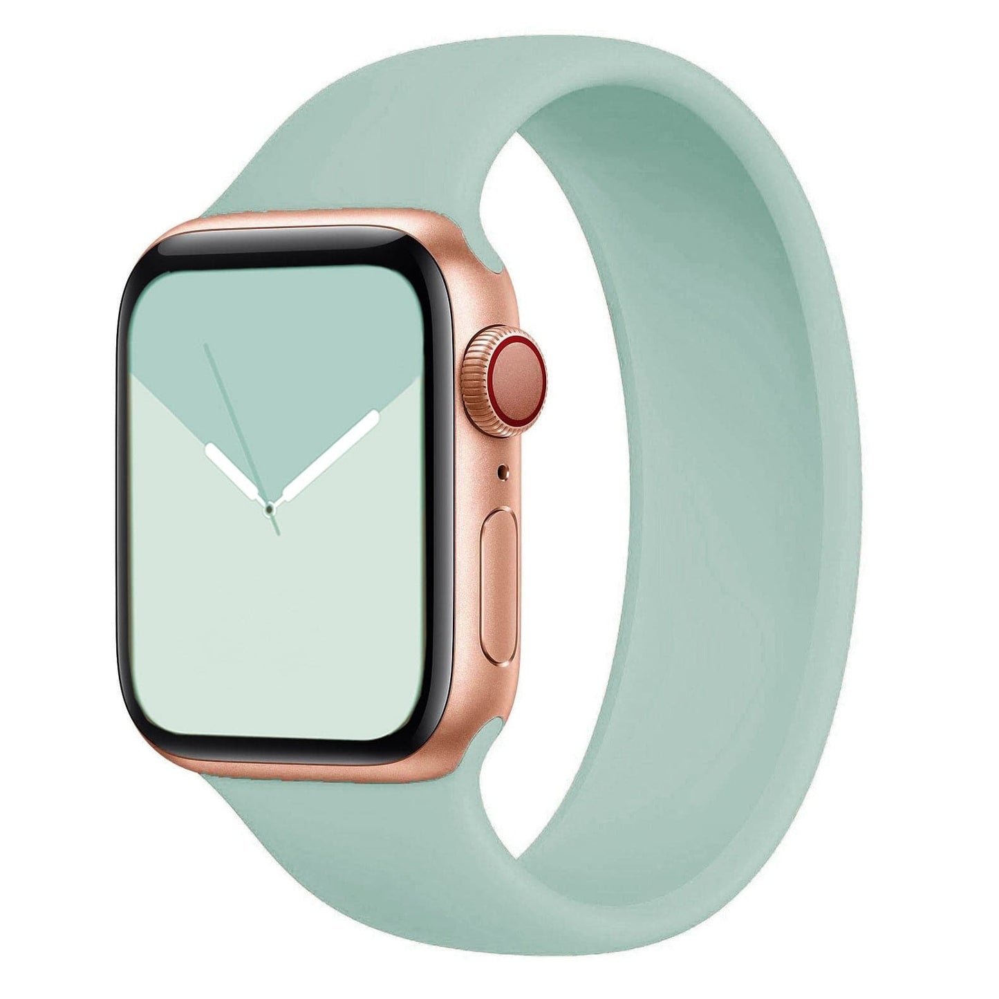 Bracelets Apple Watch 38 40 41 42 44 45 49 mm compatible serie 1 2 3 4 5 6 7 8 se et Ultra Bracelet en silicone monobloc clair eWatch Straps