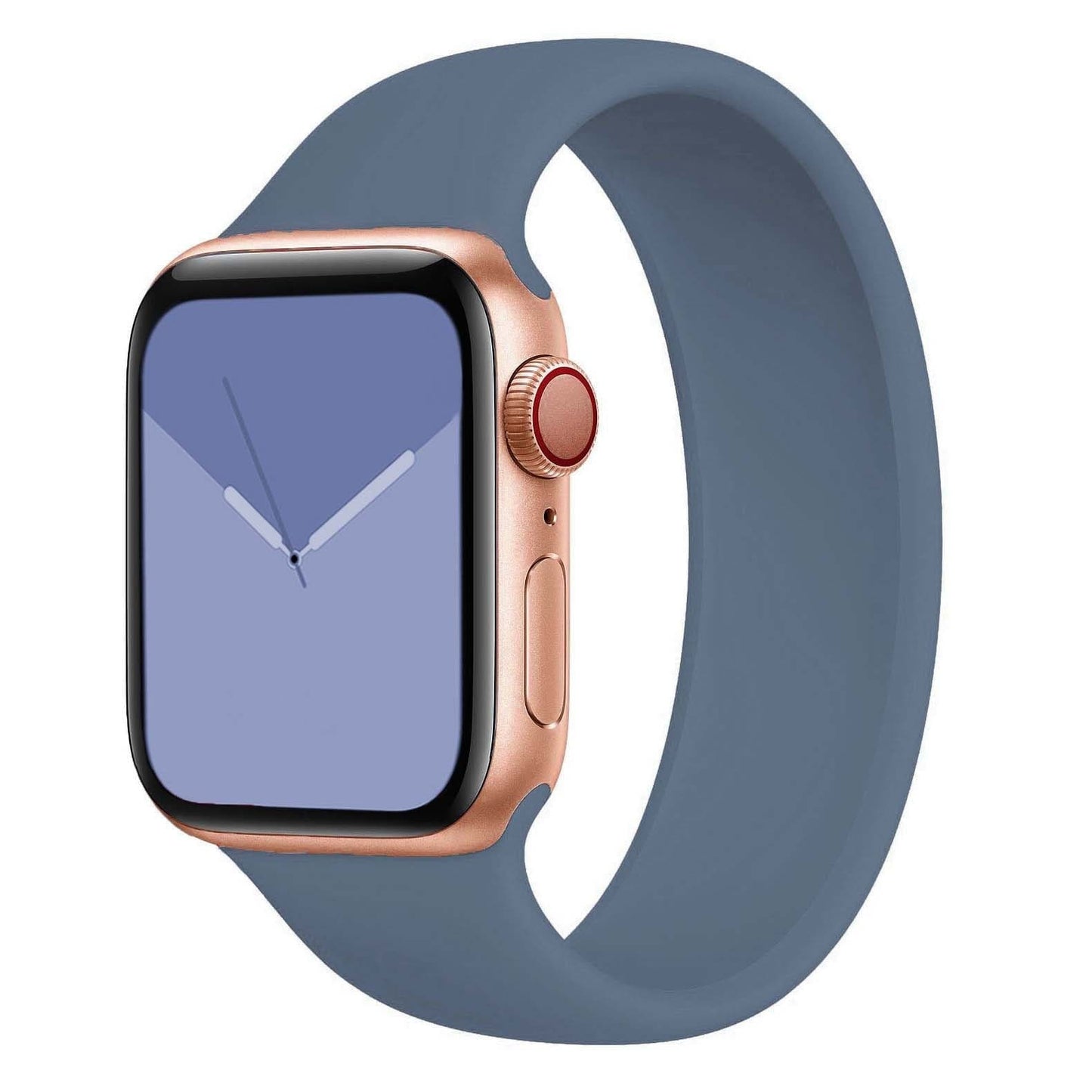 Bracelets Apple Watch 38 40 41 42 44 45 49 mm compatible serie 1 2 3 4 5 6 7 8 se et Ultra Bracelet en silicone monobloc clair eWatch Straps