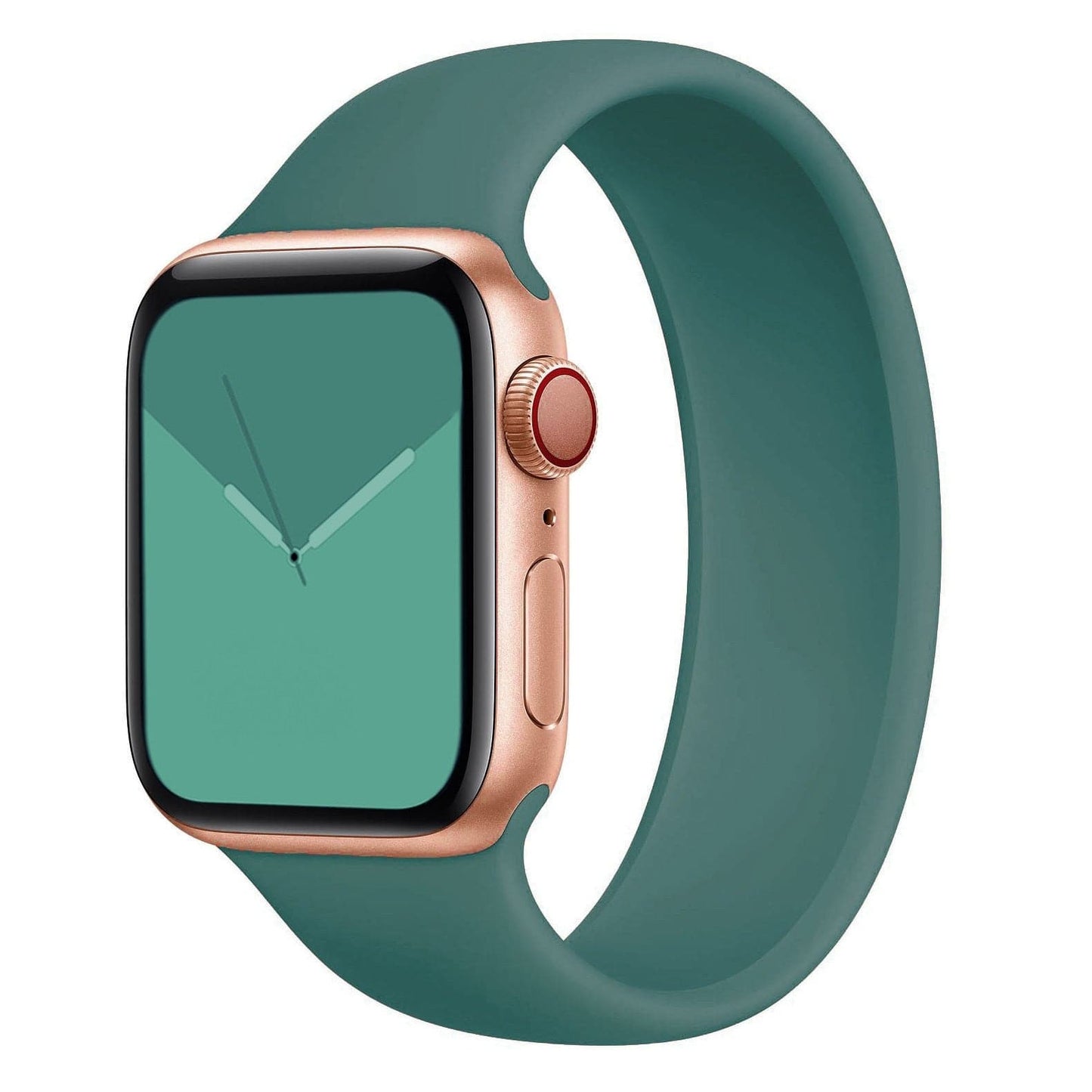 Bracelets Apple Watch 38 40 41 42 44 45 49 mm compatible serie 1 2 3 4 5 6 7 8 se et Ultra Bracelet en silicone monobloc clair eWatch Straps