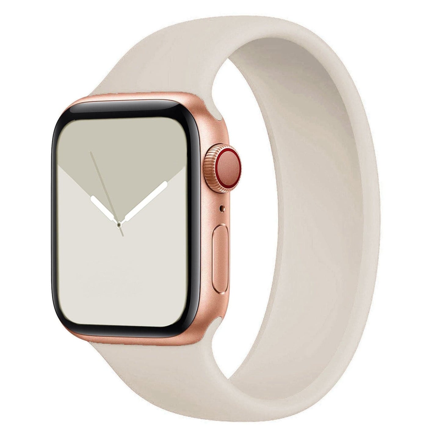 Bracelets Apple Watch 38 40 41 42 44 45 49 mm compatible serie 1 2 3 4 5 6 7 8 se et Ultra Bracelet en silicone monobloc clair eWatch Straps