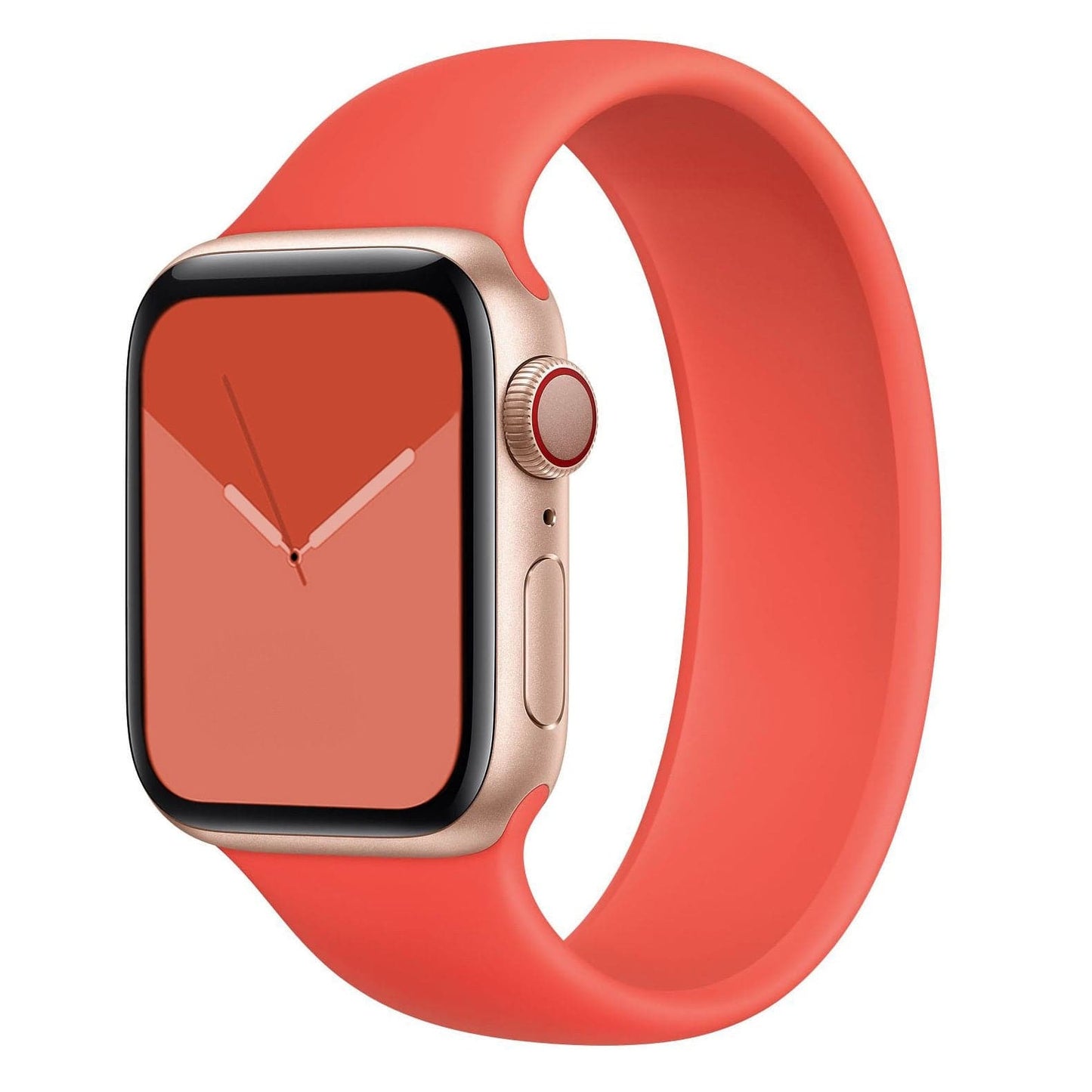 Bracelets Apple Watch 38 40 41 42 44 45 49 mm compatible serie 1 2 3 4 5 6 7 8 se et Ultra Bracelet en silicone monobloc clair eWatch Straps