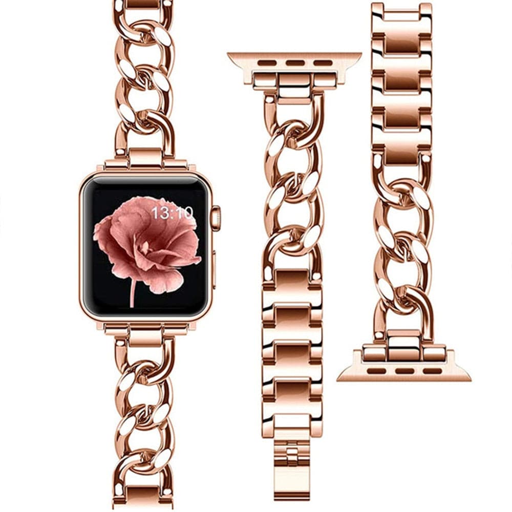 Bracelet Apple Watch octogonal en acier