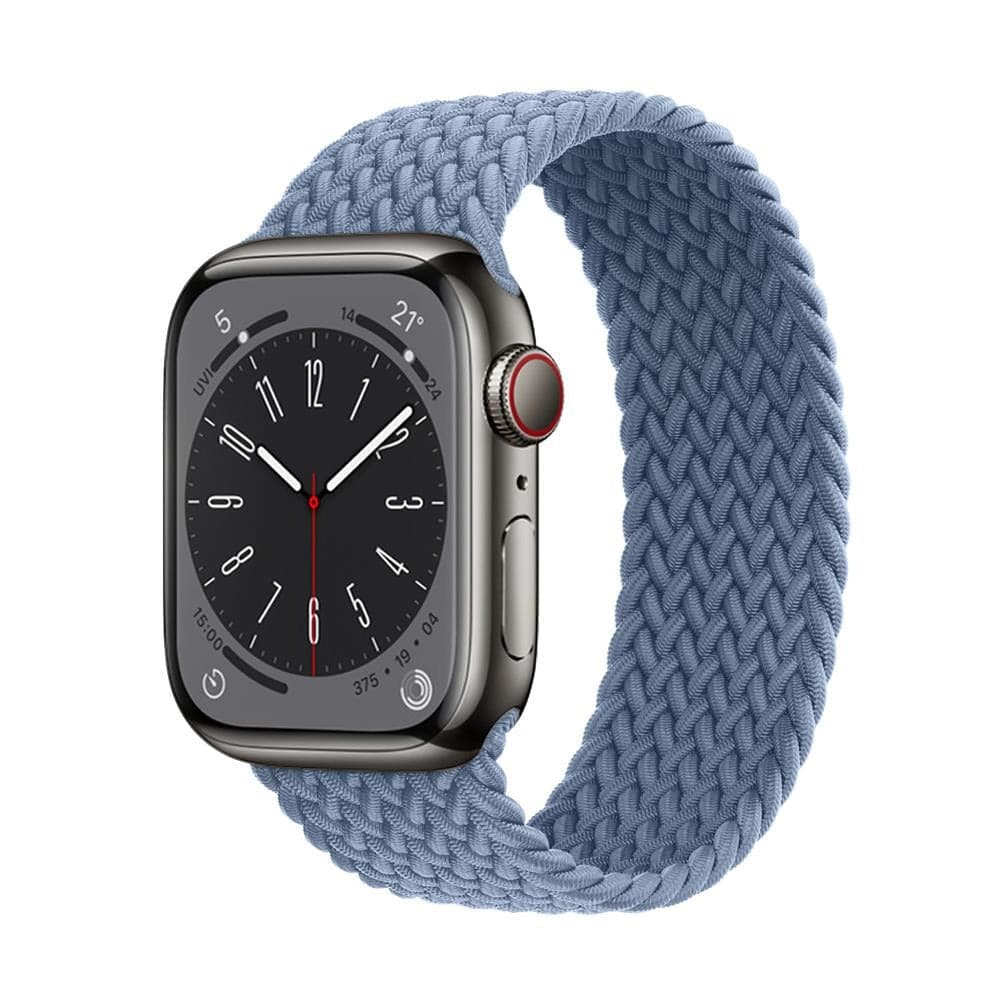 Bracelets Apple Watch 38 40 41 42 44 45 49 mm compatible serie 1 2 3 4 5 6 7 8 se et Ultra Bracelet tressé uni eWatch Straps