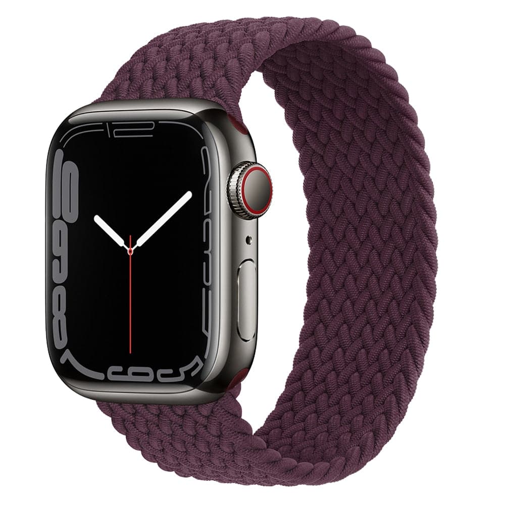 Bracelets Apple Watch 38 40 41 42 44 45 49 mm compatible serie 1 2 3 4 5 6 7 8 se et Ultra Bracelet tressé uni eWatch Straps