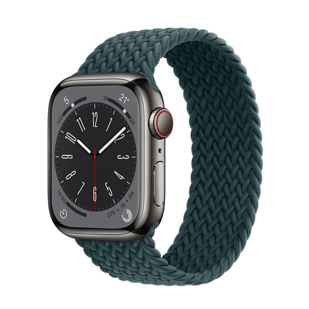 Bracelets Apple Watch 38 40 41 42 44 45 49 mm compatible serie 1 2 3 4 5 6 7 8 se et Ultra Bracelet tressé uni eWatch Straps