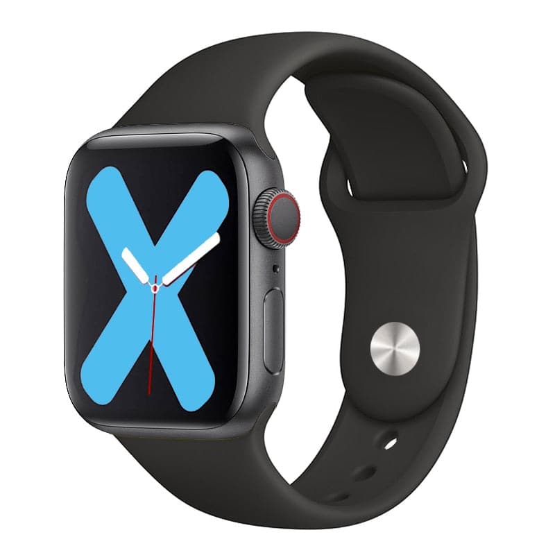 Bracelets Apple Watch Noir 38 40 41 42 44 45 49 mm compatible serie 1 2 3 4 5 6 7 8 se et Ultra Bracelet en silicone classique foncé eWatch Straps