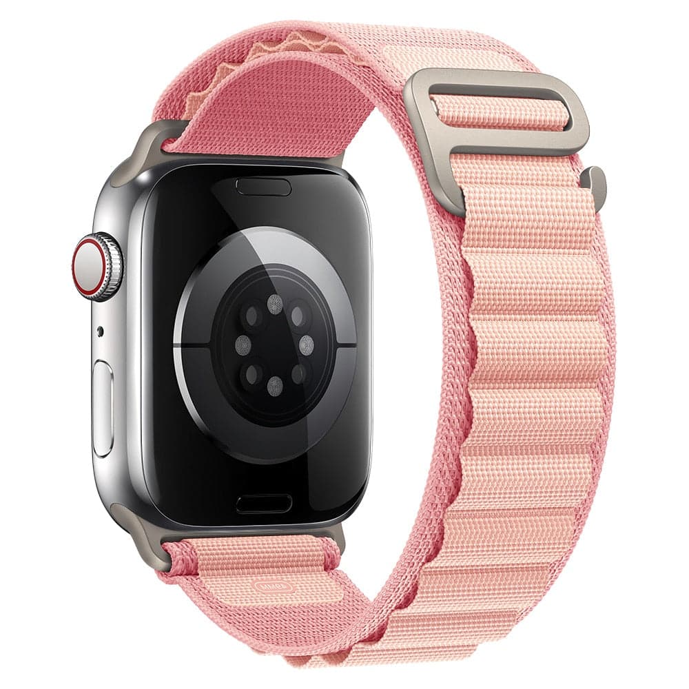 Bracelets Apple Watch Rose 38 40 41 42 44 45 49 mm compatible serie 1 2 3 4 5 6 7 8 se et Ultra Boucle Alpine eWatch Straps