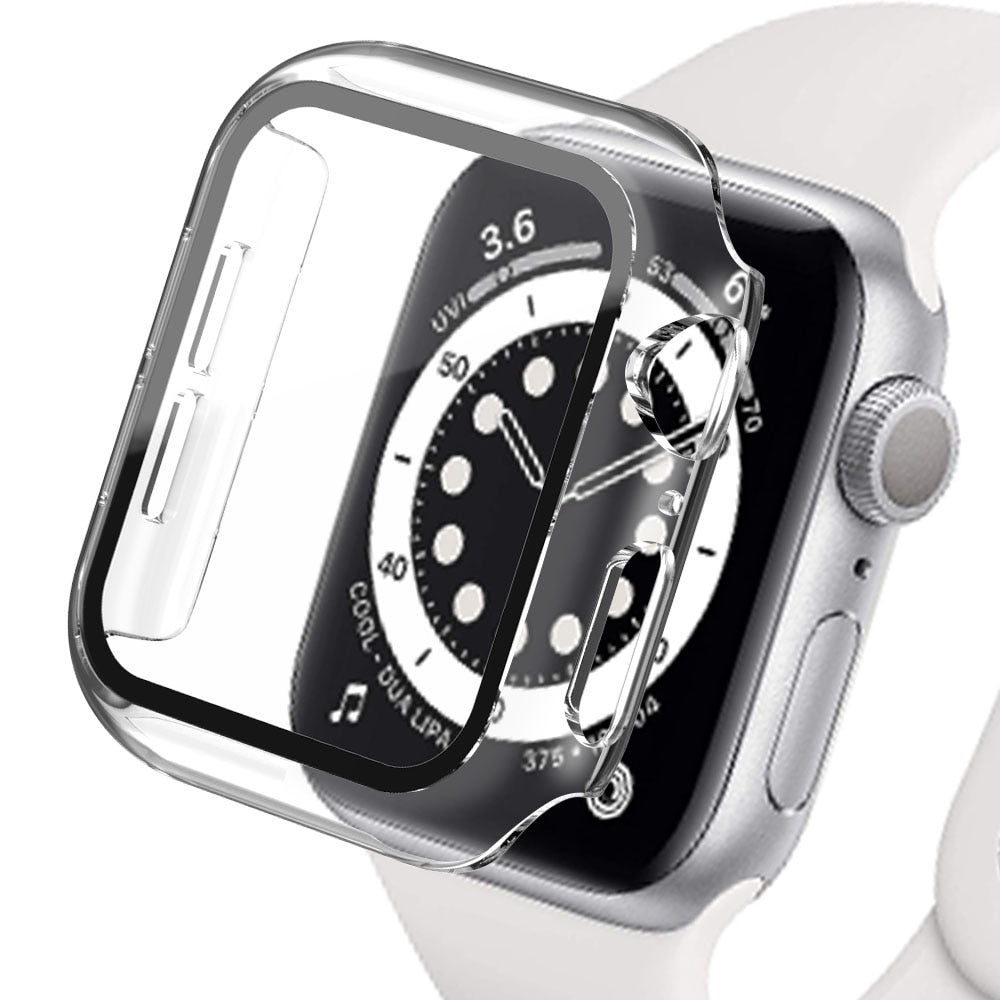 Coque et verre trempé Apple Watch transparente