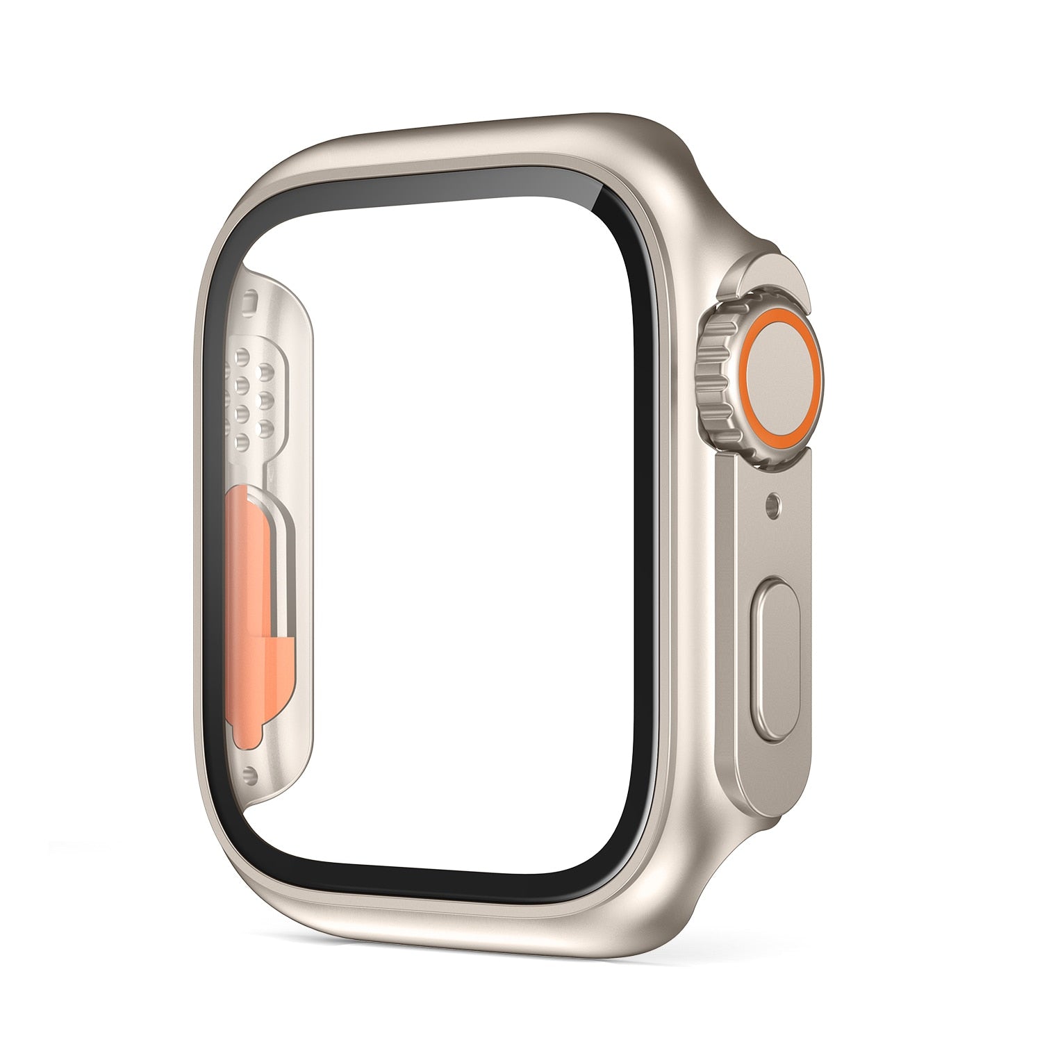 Apple Watch Ultra look case and tempered glass