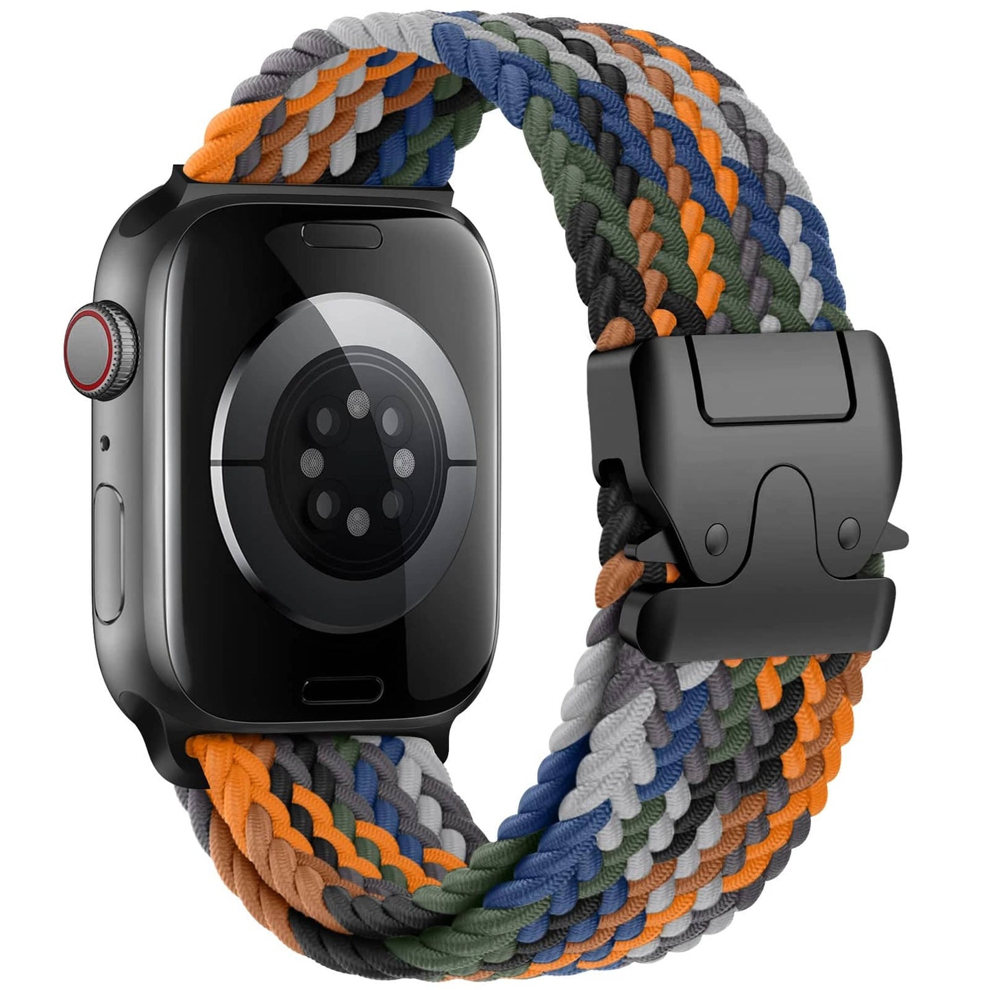 Bracelet Apple Watch nylon tressé – extensible et résistant à l’usage quotidien.