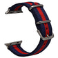 Bracelet Apple Watch en tissu 38 40 41 42 44 45 49 mm compatible serie 1 2 3 4 5 6 7 8 se et Apple Watch Ultra - Bracelet country edition eWatch Straps bleu rouge