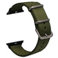 Bracelet Apple Watch 38 40 41 42 44 45 49 mm compatible serie 1 2 3 4 5 6 7 8 se et Apple Watch Ultra - Bracelet en nylon uni eWatch Straps vert et noir