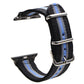 Bracelet Apple Watch en tissu 38 40 41 42 44 45 49 mm compatible serie 1 2 3 4 5 6 7 8 se et Apple Watch Ultra - Bracelet country edition eWatch Straps noir bleu gris