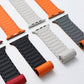 Collection de bracelets Apple Watch en silicone magnétique – plusieurs couleurs disponibles.