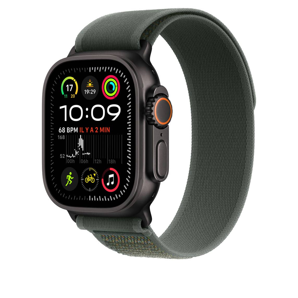 Bracelet Apple Watch Ultra Trail - Vert