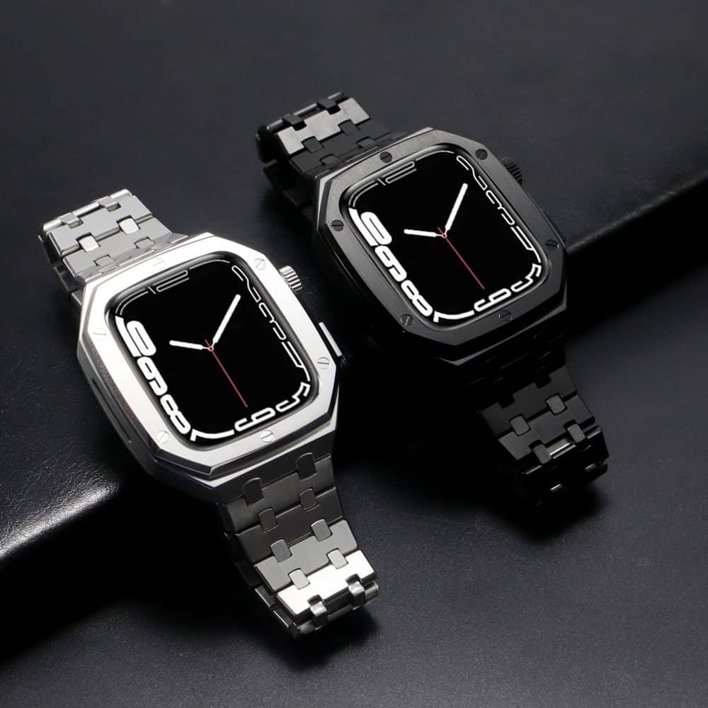 Luxury AP style band and case for Apple Watch eWatch Straps