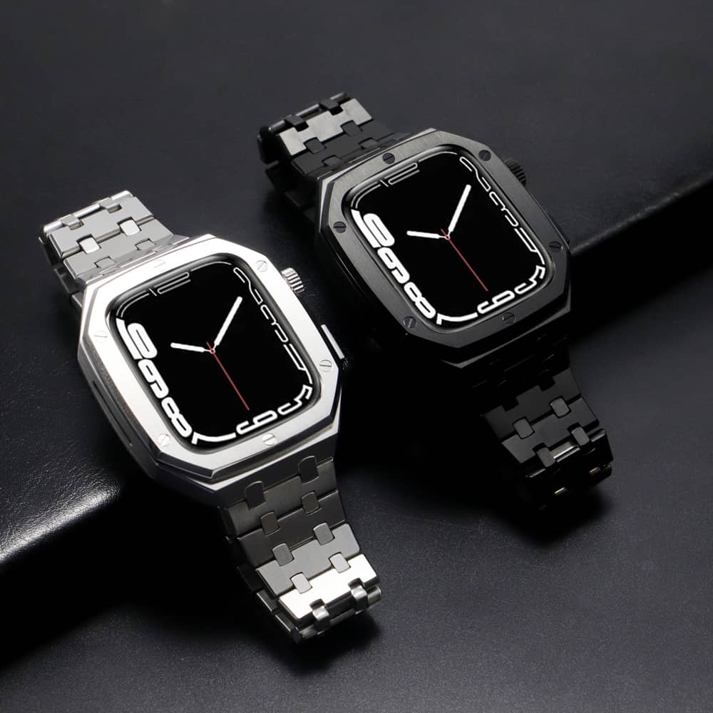 Accessoire Coque Bracelet Apple Watch JetBlack Noir