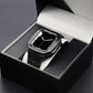 Bracelet de luxe pour Apple Watch - Kit de transformation et de protection en acier haut de gamme noir style AP Rolex