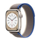 Bracelets Apple Watch gris bleu 38 40 41 42 44 45 49 mm compatible serie 1 2 3 4 5 6 7 8 se et Ultra Boucle Trail eWatch Straps
