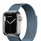 Bracelet Apple Watch Milanais bleu pâle