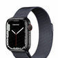 Bracelet Apple Watch Milanais gris anthracite