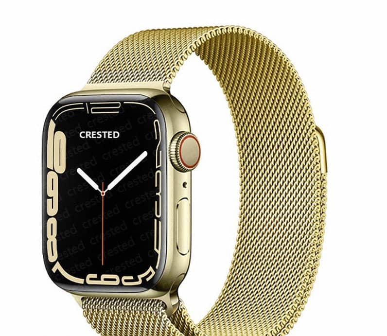 Bracelet Apple Watch Milanais or doré