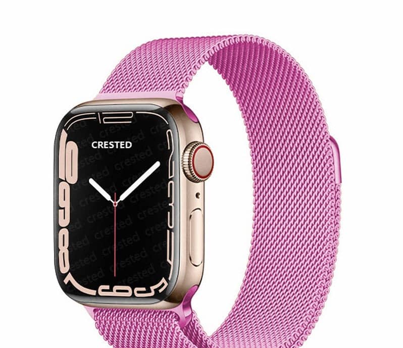 Bracelet Apple Watch Milanais rose