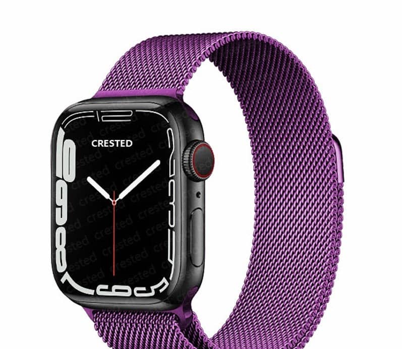 Bracelet Apple Watch Milanais violet