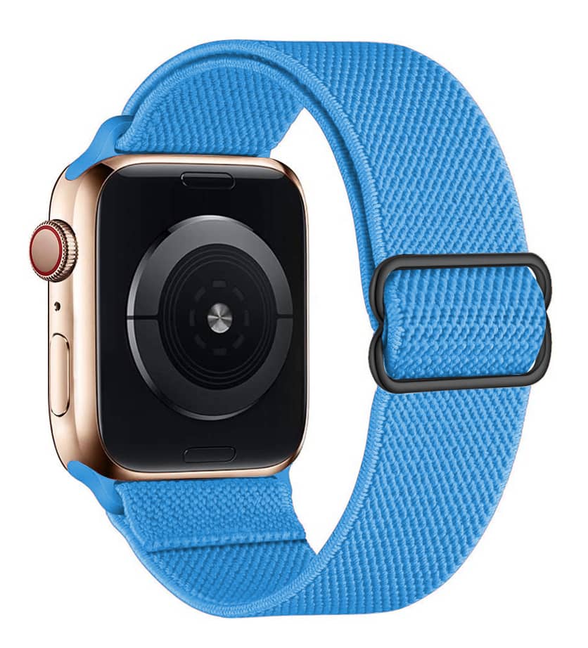 Bracelet montre Apple Watch bleu ciel