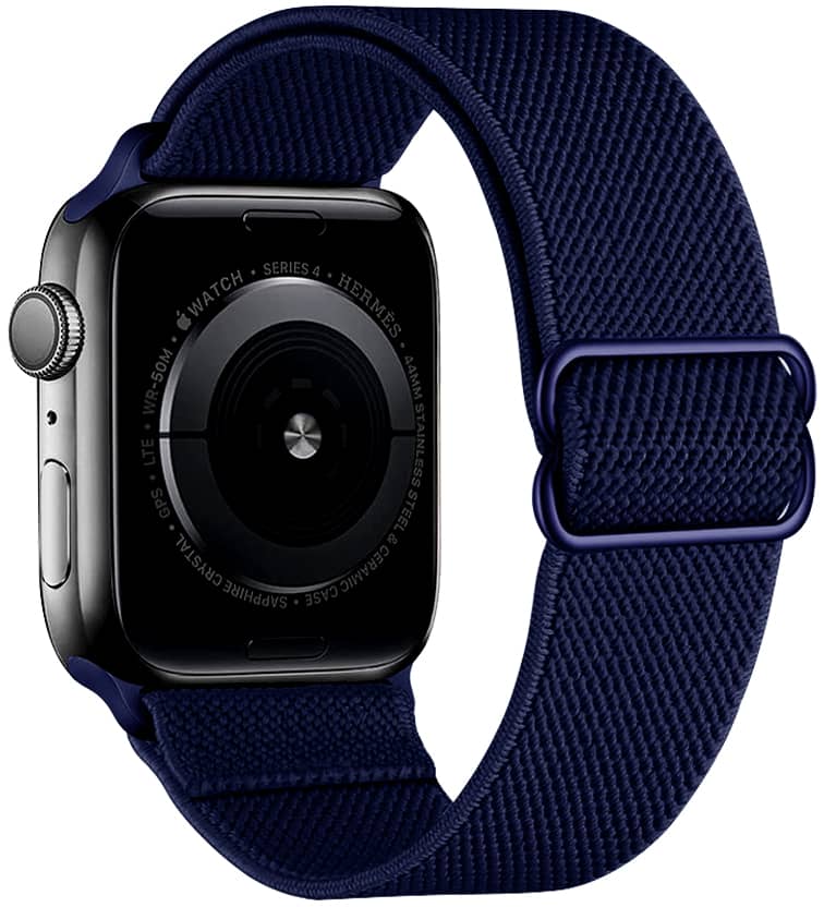 Bracelet montre Apple Watch bleu nuit