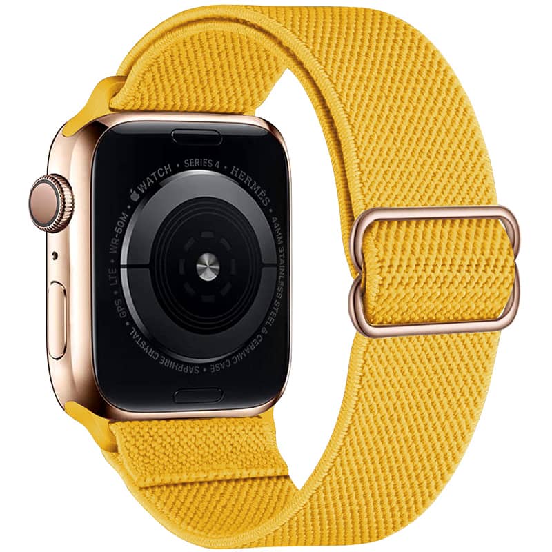 Bracelet montre Apple Watch jaune