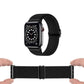 Bracelet montre Apple Watch noir déployé