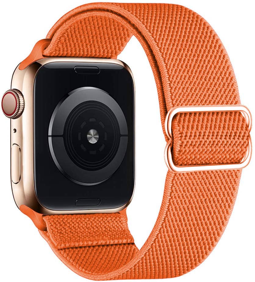 Bracelet montre Apple Watch orange