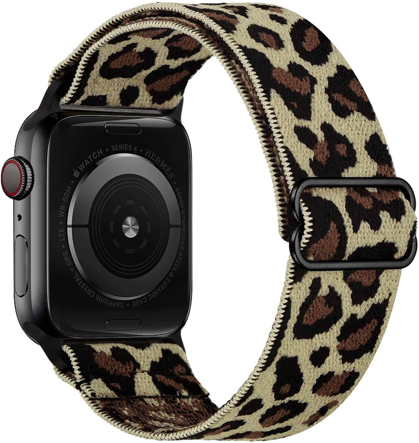 Leopard scrunchie cheap apple watch band