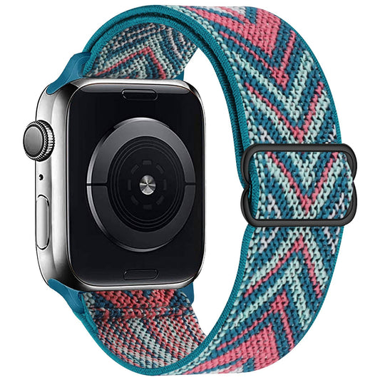 Mehrfarbiges Apple Watch Scrunchie-Armband