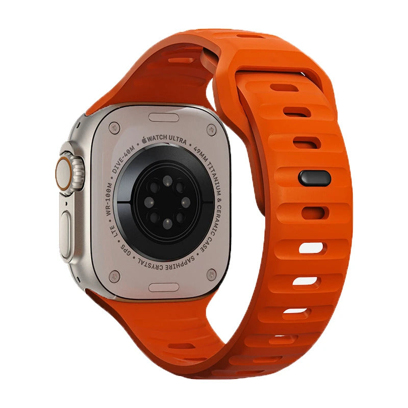 Bracelet Océan Sport, en Silicone, étanche Pour Apple Watch – iremaxmaroc