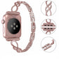 Bracelets Apple Watch 38 40 41 42 44 45 49 mm compatible serie 1 2 3 4 5 6 7 8 se et Ultra Bracelet diamanté en spirale eWatch Straps