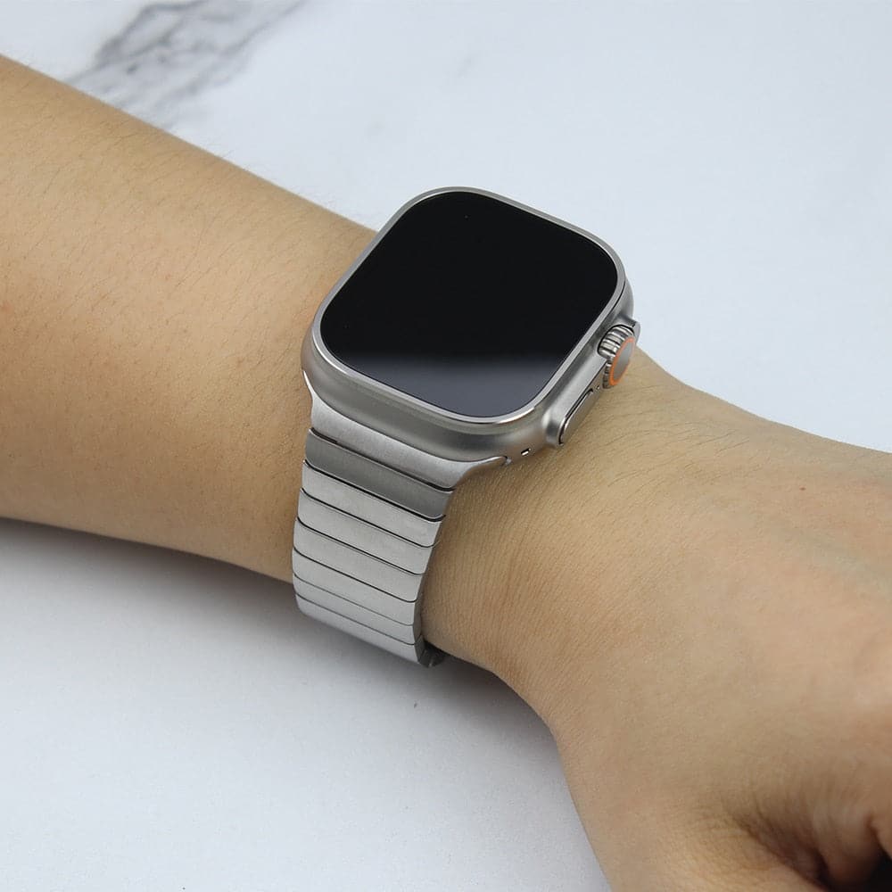 Bracelet montre Apple chic acier inoxydable or, Aucune allergie