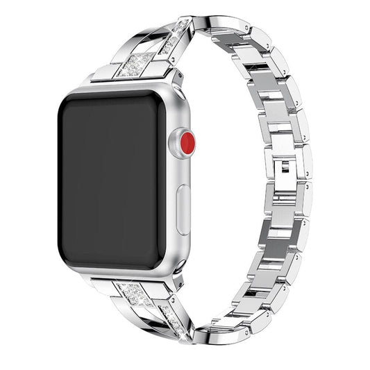 Bracelets Apple Watch 38 40 41 42 44 45 49 mm compatible serie 1 2 3 4 5 6 7 8 se et Ultra Bracelet en métal classique eWatch Straps