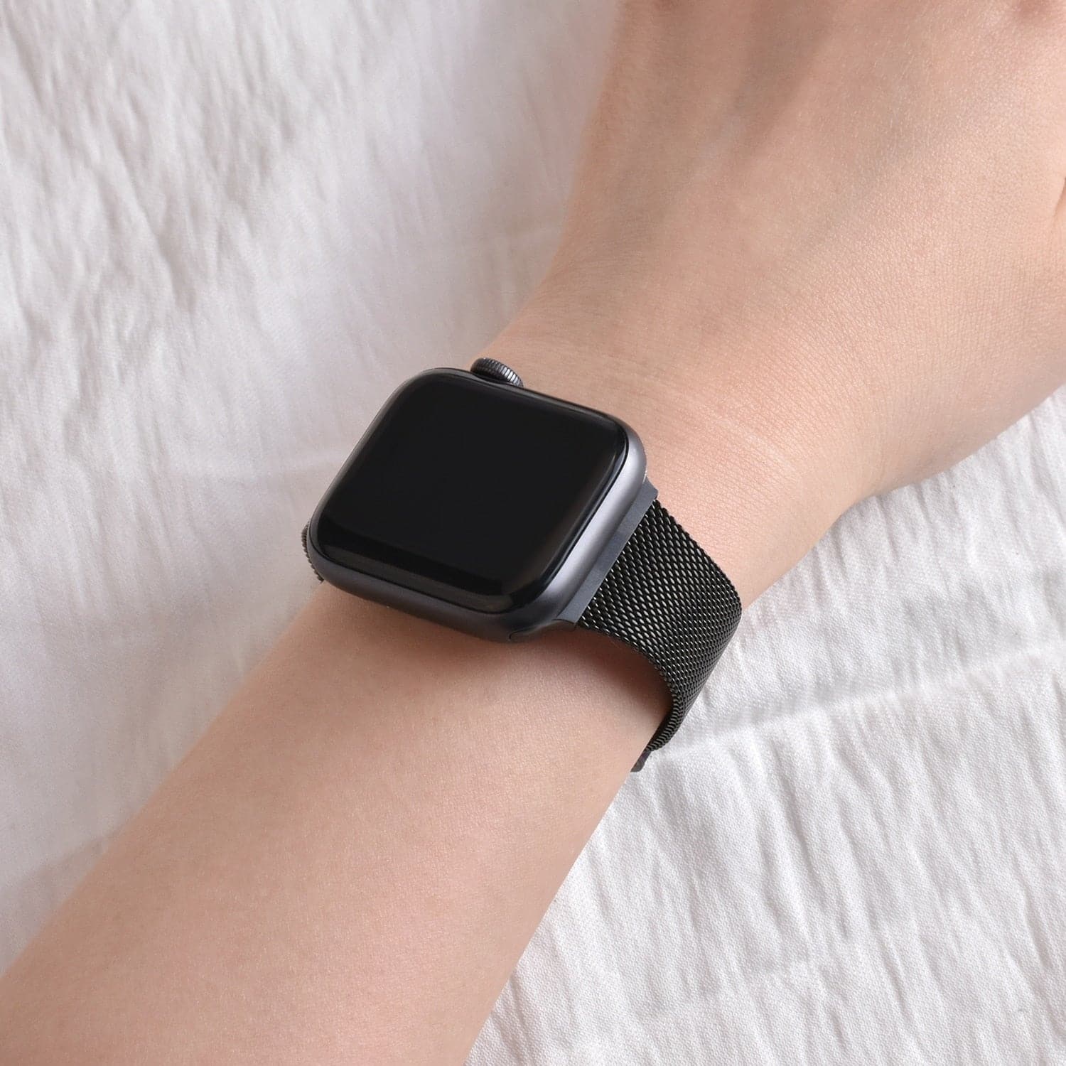 1 pièce bracelet milanais compatible avec Apple Watch Band 44 mm