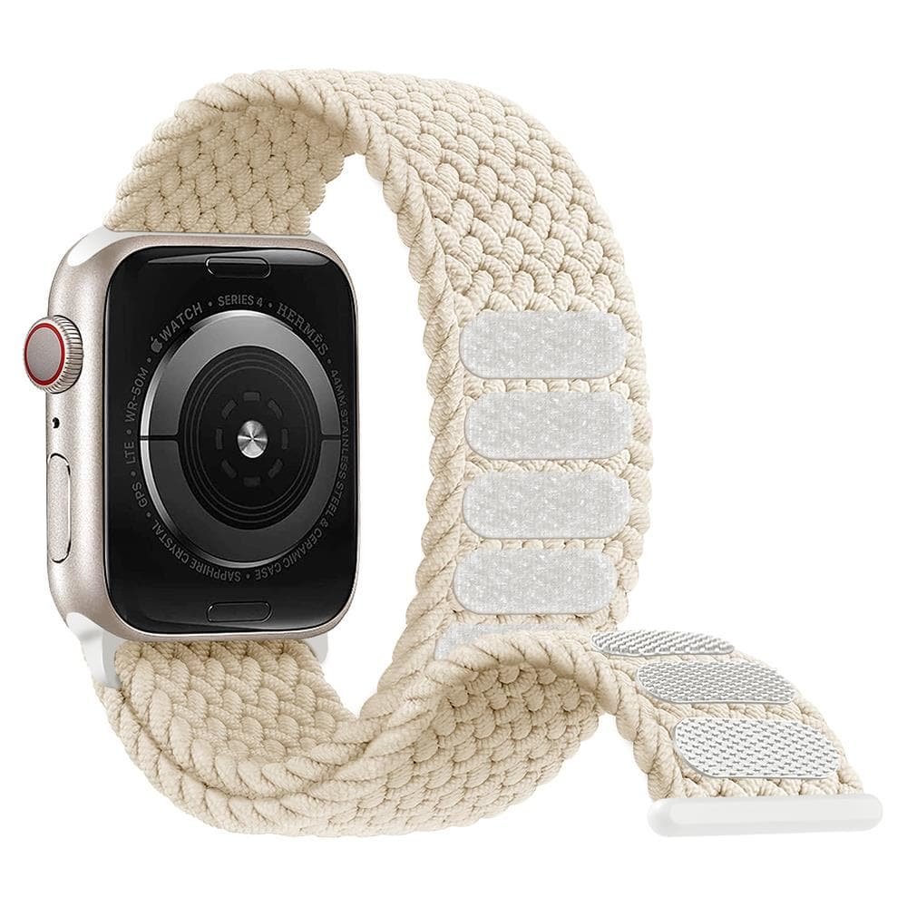 Multicolored braided Apple Watch strap with scratch eWatch Straps