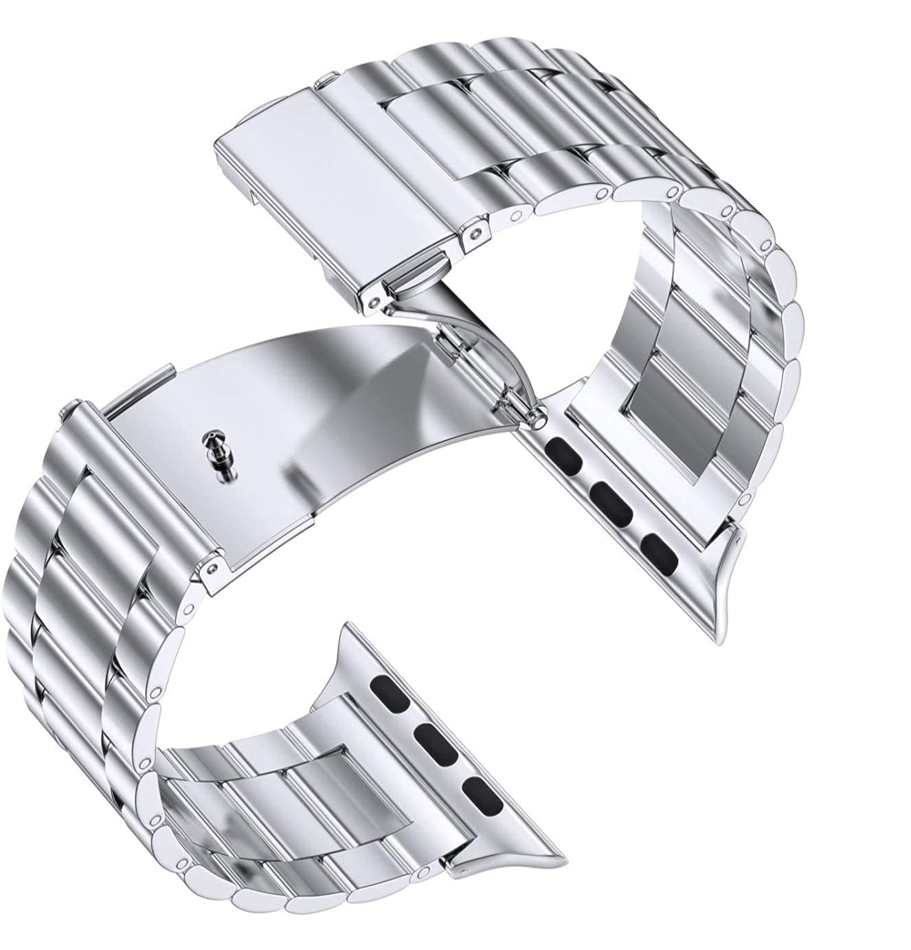 Bracelets Apple Watch 38 40 41 42 44 45 49 mm compatible serie 1 2 3 4 5 6 7 8 se et Ultra Bracelet vintage en acier eWatch Straps