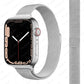 Bracelets Apple Watch Argent 38 40 41 42 44 45 49 mm compatible serie 1 2 3 4 5 6 7 8 se et Ultra Bracelet milanais affiné aimanté eWatch Straps