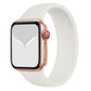Bracelets Apple Watch Blanc 38 40 41 42 44 45 49 mm XS compatible serie 1 2 3 4 5 6 7 8 se et Ultra Bracelet en silicone monobloc clair eWatch Straps